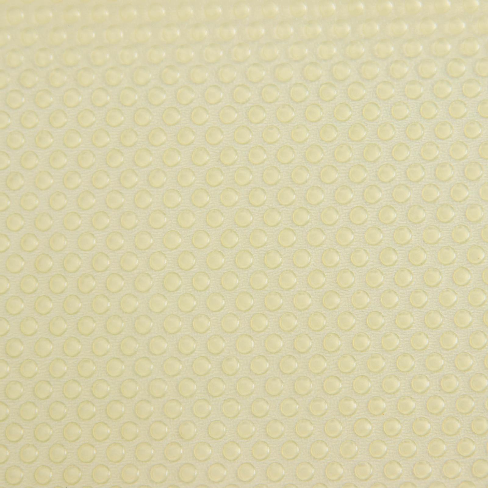 Коврик противоскользящий Доляна «Круги», 30×150 см, цвет прозрачный жёлтый