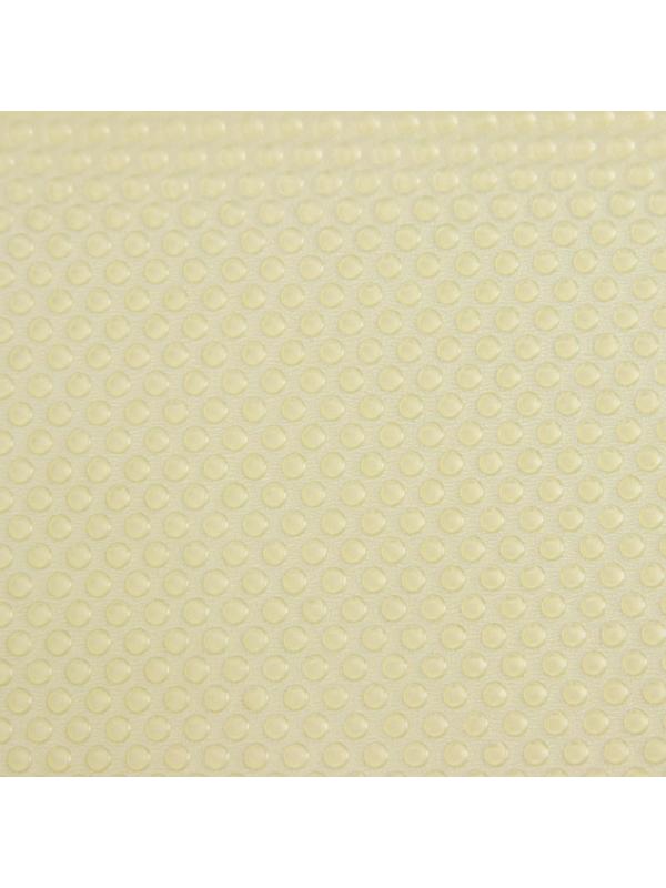 Коврик противоскользящий Доляна «Круги», 30×150 см, цвет прозрачный жёлтый