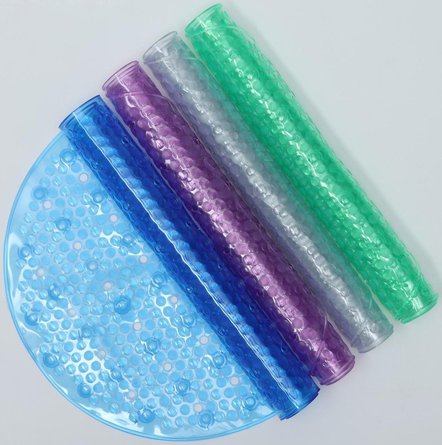 SPA-коврик для ванны на присосках Доляна «Пузырьки», 38×68 см, цвет МИКС