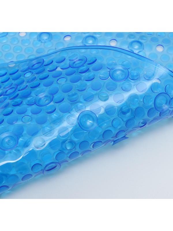 SPA-коврик для ванны на присосках Доляна «Пузырьки», 38×68 см, цвет МИКС