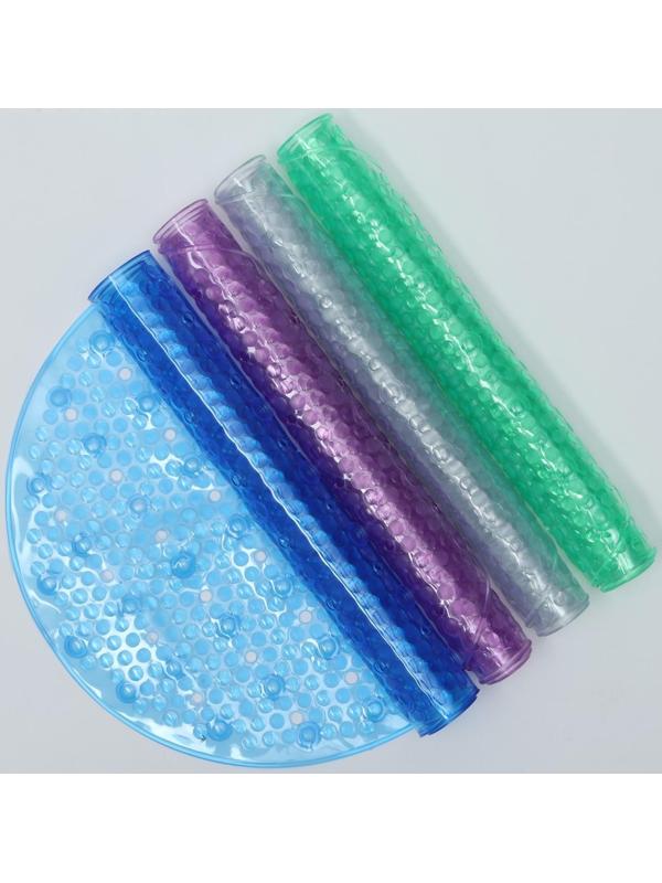 SPA-коврик для ванны на присосках Доляна «Пузырьки», 38×68 см, цвет МИКС