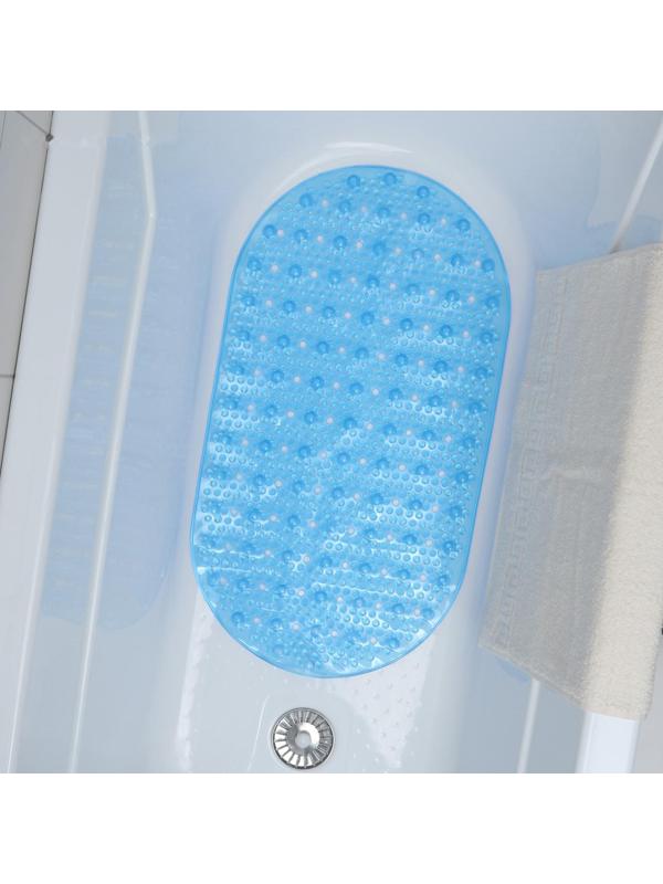 SPA-коврик для ванны на присосках Доляна «Пузырьки», 38×68 см, цвет МИКС