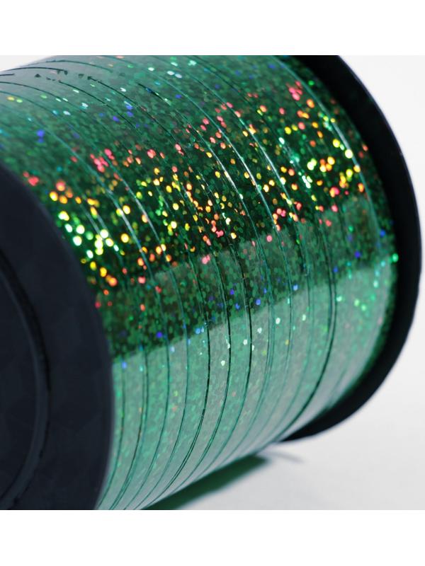 Лента упаковочная металлик, зеленая, 5 мм х 225 м