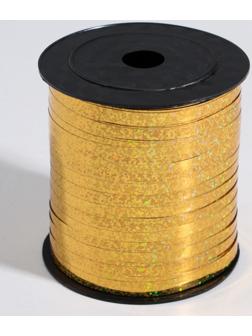 Лента упаковочная металлизированная, золотая, 5 мм х 225 м