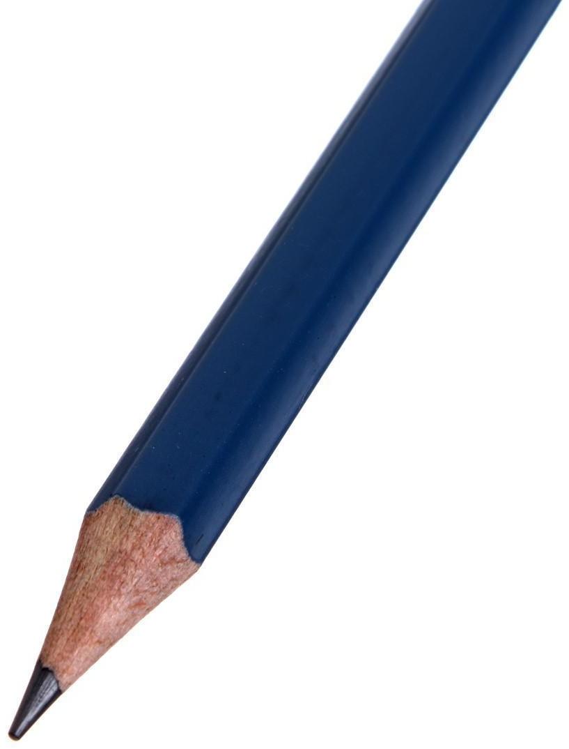 Карандаш чернографитный 2.0 мм, Koh-I-Noor ALPHA 1703 HB, серый корпус, L=175 мм