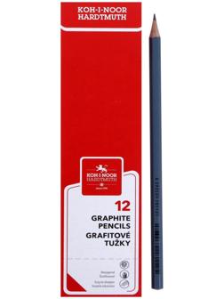 Карандаш чернографитный 2.0 мм, Koh-I-Noor ALPHA 1703 HB, серый корпус, L=175 мм