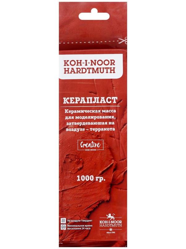 Масса для лепки отвердевающая 1000 г, Koh-i-Noor KERAPlast, натуральная, терракота