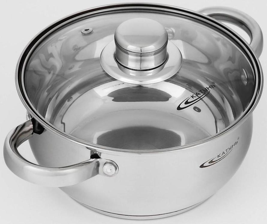 Набор кастрюль «Гретта», 2 предмета: 2,2 л; 3,2 л, капсульное дно