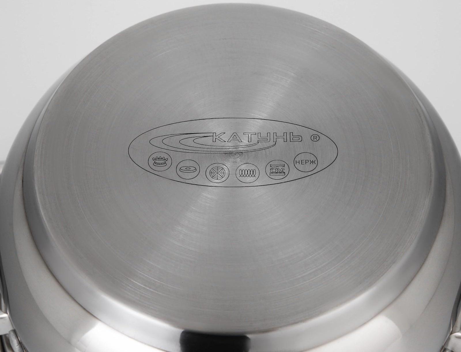 Набор кастрюль «Гретта», 2 предмета: 2,2 л; 3,2 л, капсульное дно