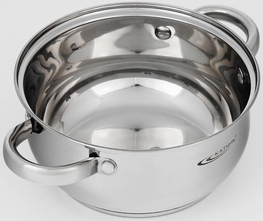 Набор кастрюль «Гретта», 2 предмета: 2,2 л; 3,2 л, капсульное дно