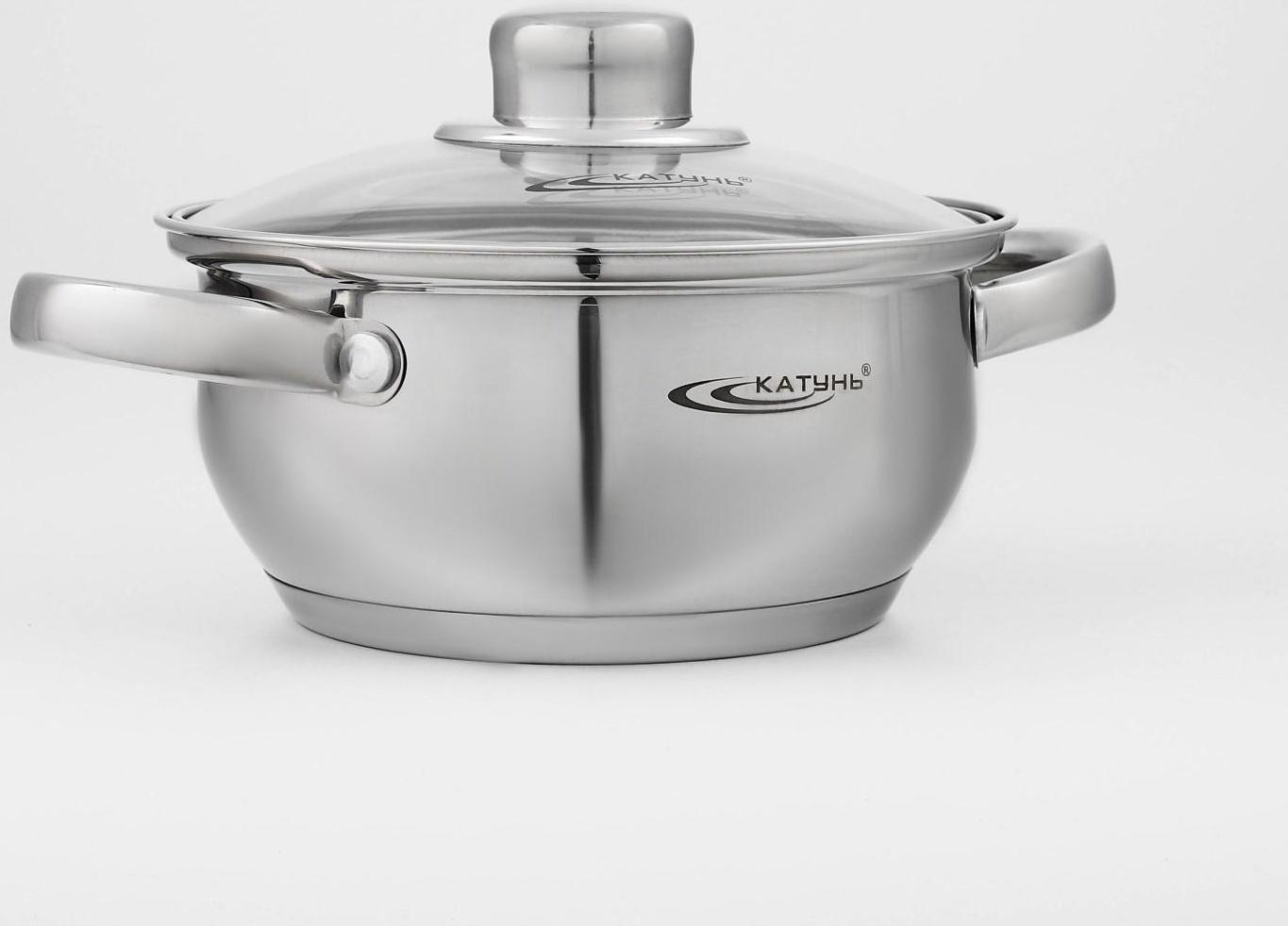 Набор кастрюль «Гретта», 3 предмета: 1,6/2,2/3,2 л, капсульное дно