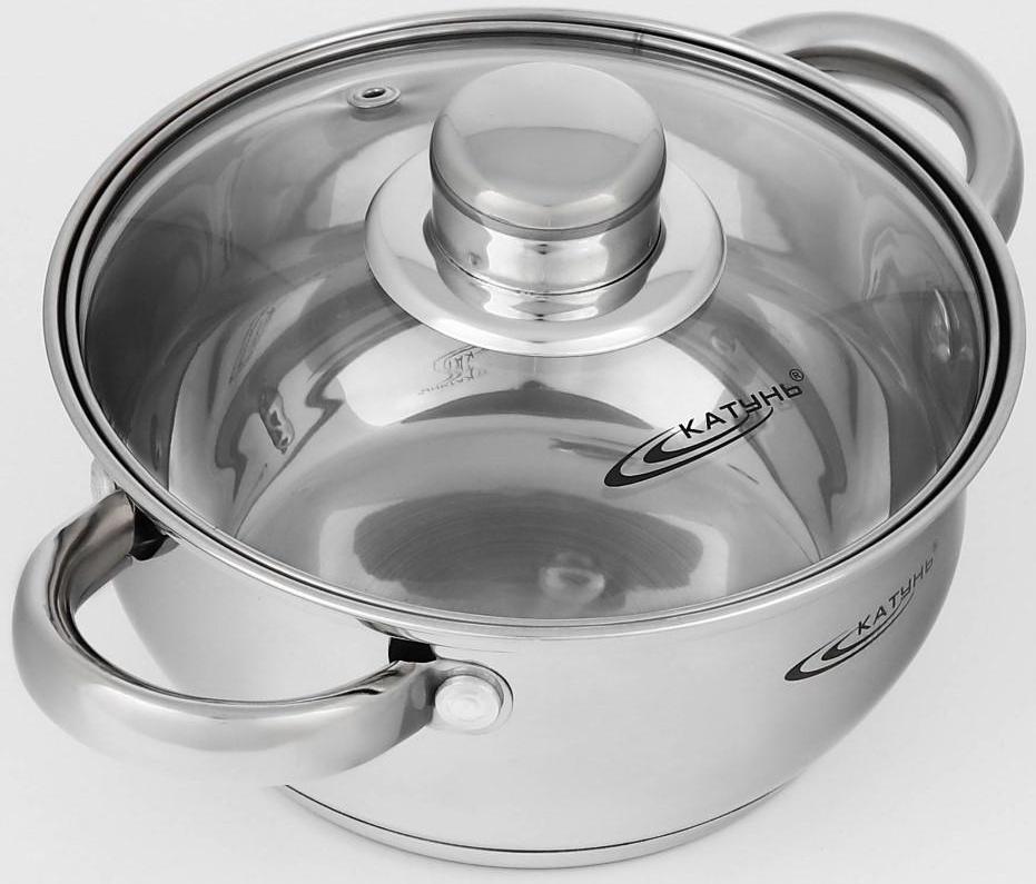 Набор кастрюль «Гретта», 3 предмета: 1,6/2,2/3,2 л, капсульное дно