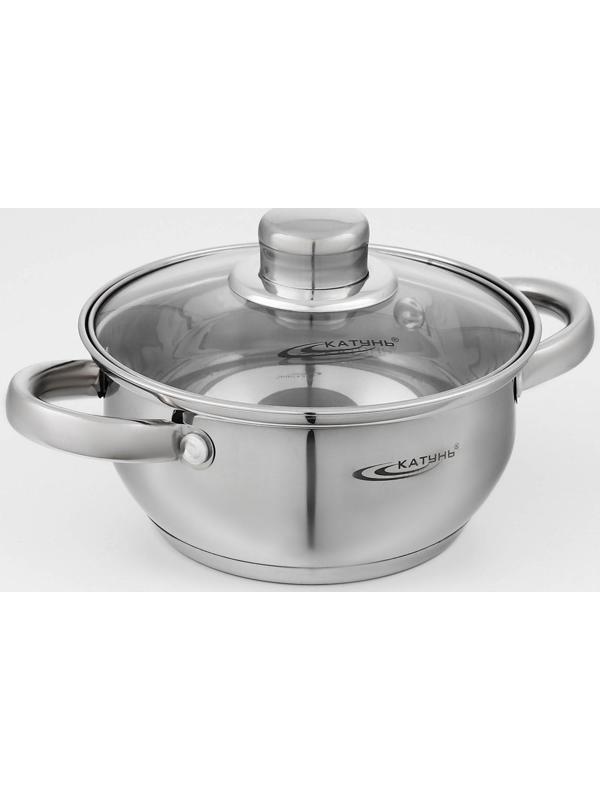 Набор кастрюль «Гретта», 3 предмета: 1,6/2,2/3,2 л, капсульное дно