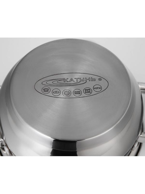 Набор кастрюль «Гретта», 3 предмета: 1,6/2,2/3,2 л, капсульное дно