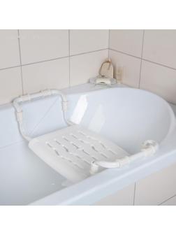 Сиденье для ванны раздвижное, цвет белый