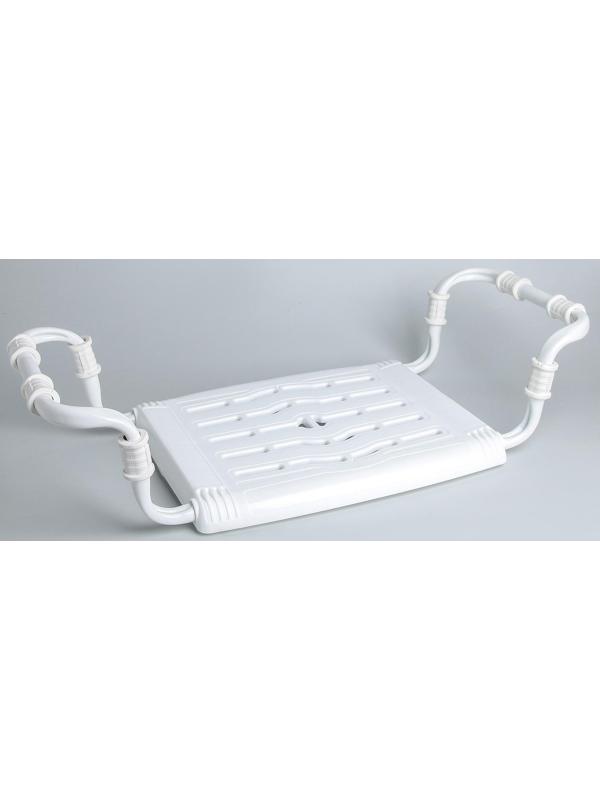 Сиденье для ванны раздвижное, цвет белый