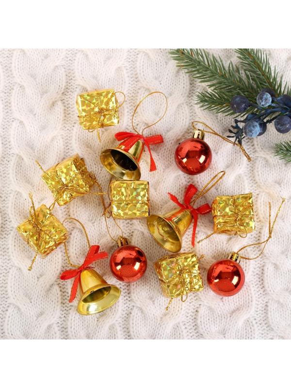 Набор украшений пластик 12 шт 