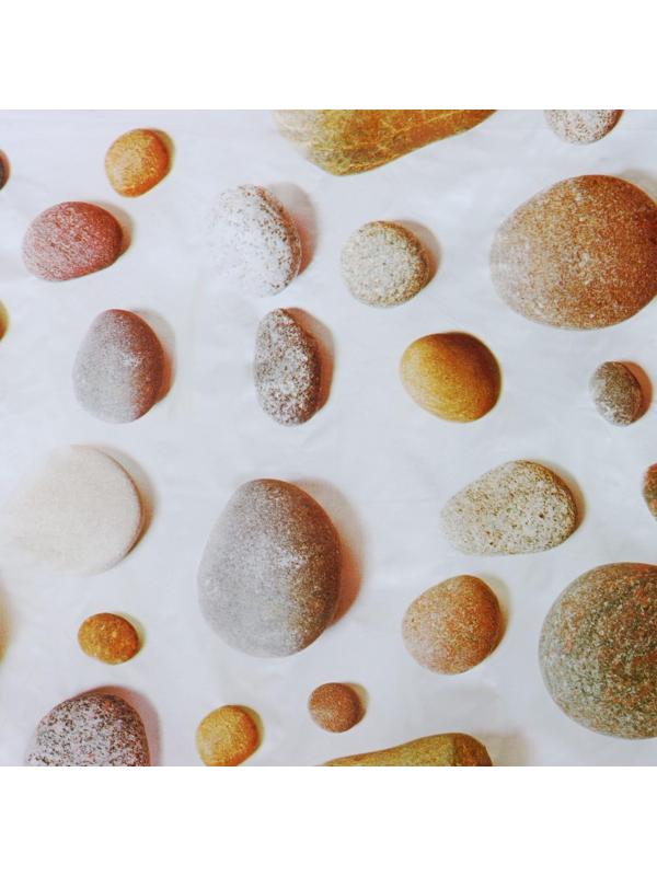 Штора для ванной Доляна «Галька», 180×180 см, EVA