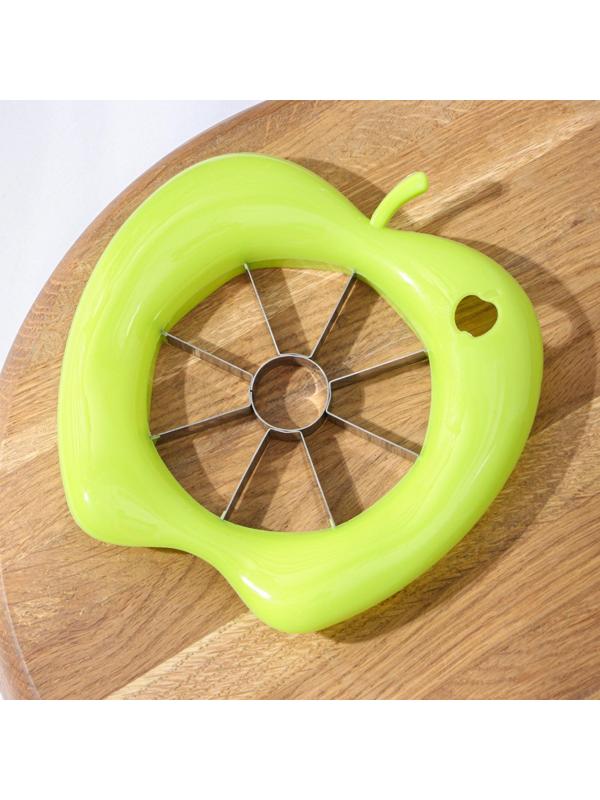 Нож для фруктовой нарезки Доляна «Яблочко», d=14 см, цвет МИКС