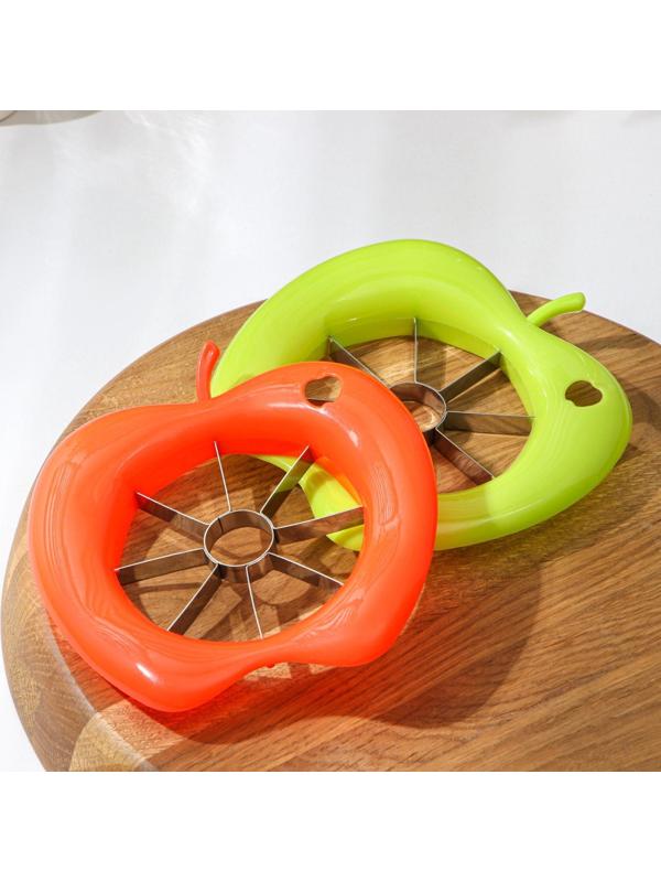 Нож для фруктовой нарезки Доляна «Яблочко», d=14 см, цвет МИКС