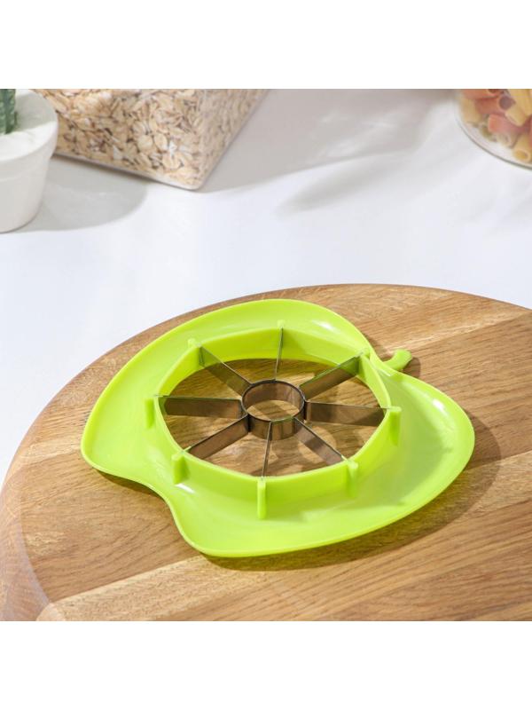 Нож для фруктовой нарезки Доляна «Яблочко», d=14 см, цвет МИКС