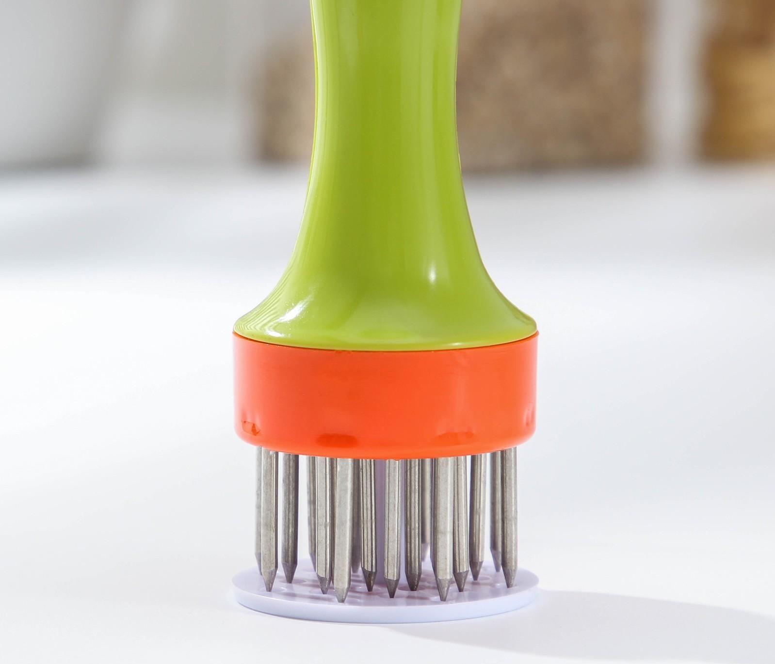 Тендерайзер для мяса Доляна, 19 см, цвет МИКС