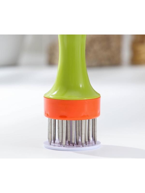 Тендерайзер для мяса Доляна, 19 см, цвет МИКС