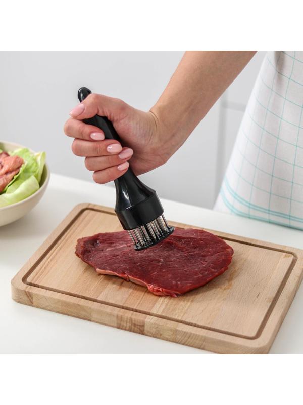 Тендерайзер для мяса Доляна, 19 см, цвет МИКС