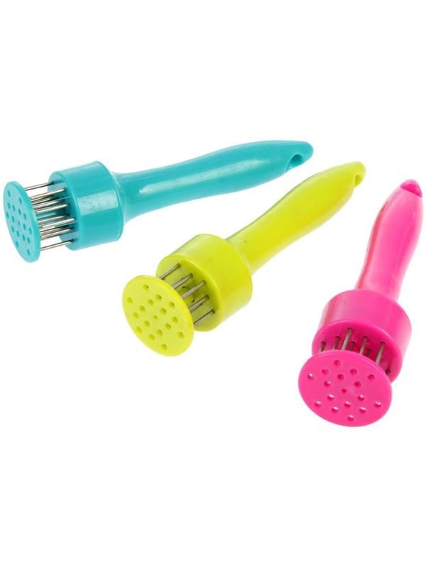 Тендерайзер для мяса Доляна, 19 см, цвет МИКС