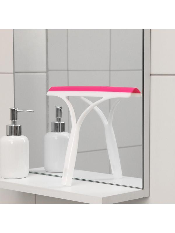 Водосгон силиконовый Доляна «Помощник», 25×21 см, цвет МИКС