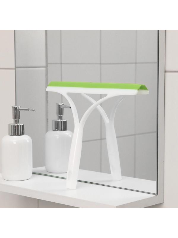 Водосгон силиконовый Доляна «Помощник», 25×21 см, цвет МИКС