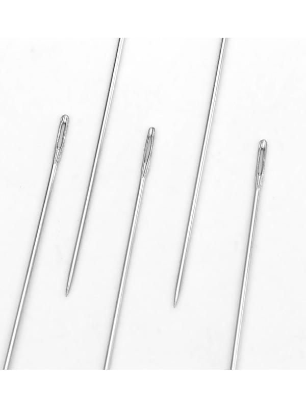 Иглы швейные для бисера, d = 0,55 мм, 5,5 см, 5 шт