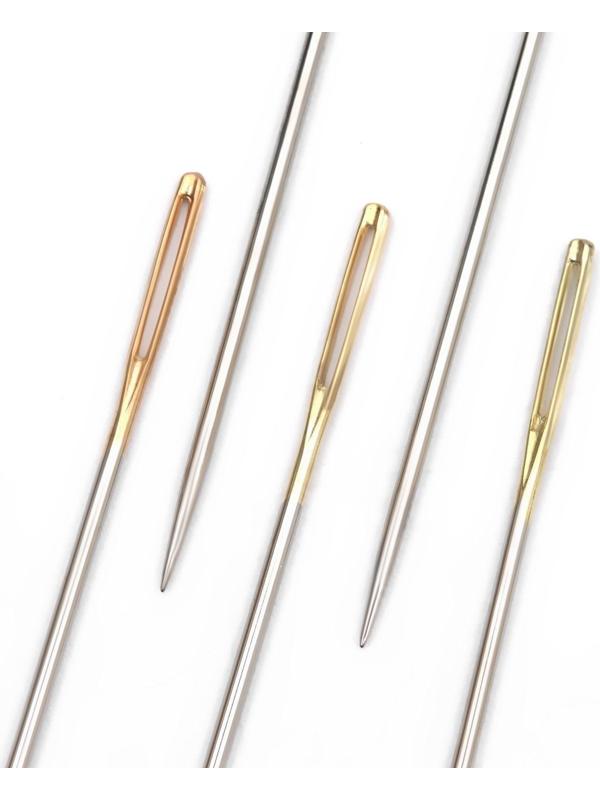 Иглы швейные для гобелена №18/22, d = 1,15 мм, 4,2 - 4,6 см, с золотым ушком, 6 шт