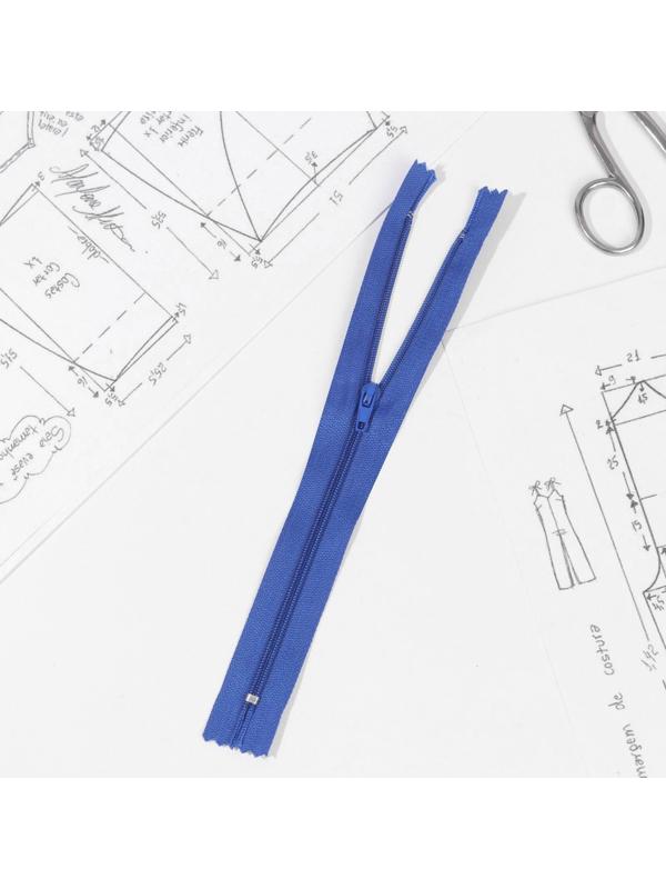 Набор молний «Спираль», №3, неразъёмные, 20 см, 12 шт, цвет разноцветный