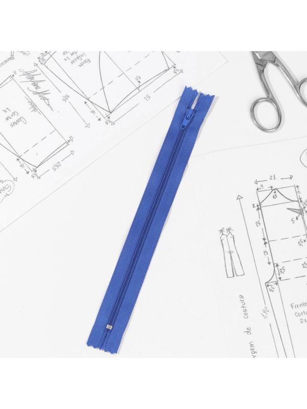 Набор молний «Спираль», №3, неразъёмные, 20 см, 12 шт, цвет разноцветный