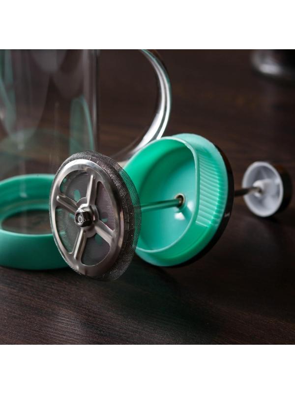 Френч-пресс «Келли», 350 мл, цвет зелёный