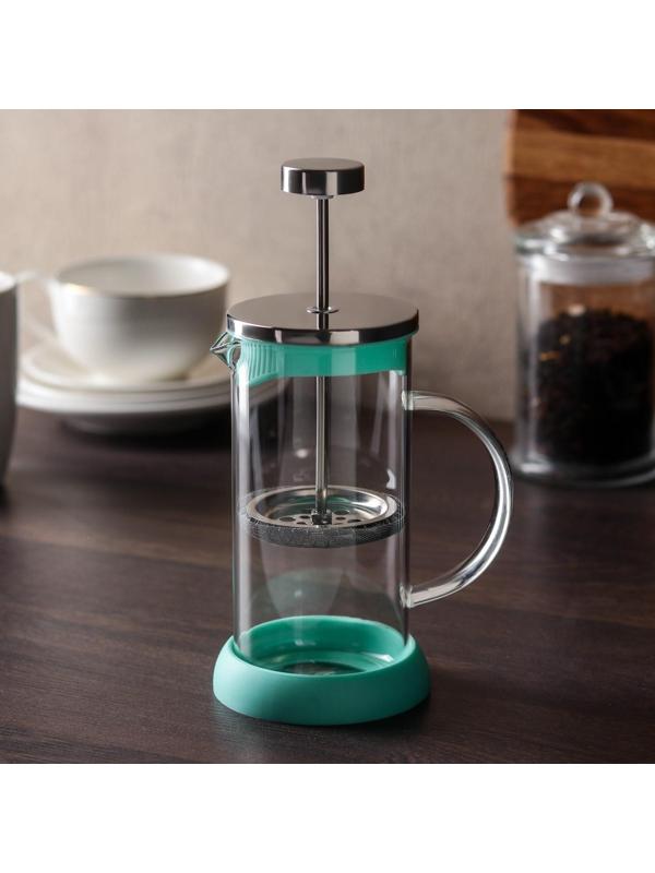 Френч-пресс «Келли», 350 мл, цвет зелёный