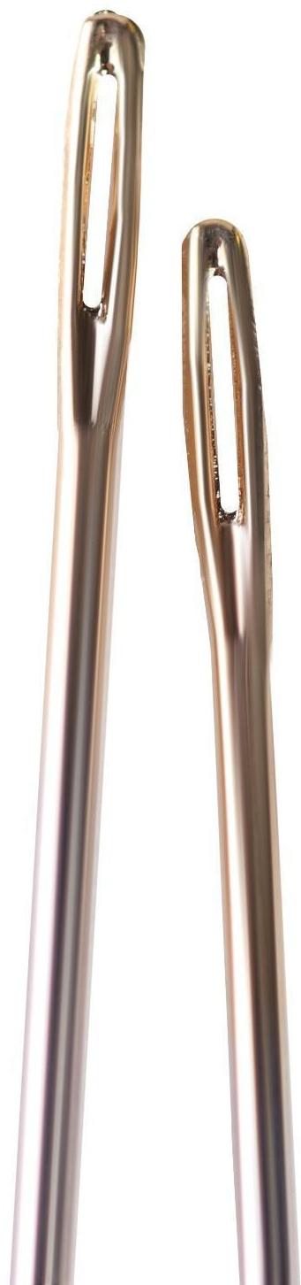 Иглы швейные №1/5, d = 0,62 мм, 4,8 - 5 см, с золотым ушком, 16 шт