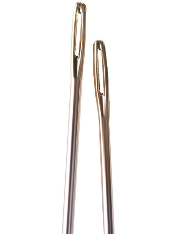 Иглы швейные №1/5, d = 0,62 мм, 4,8 - 5 см, с золотым ушком, 16 шт