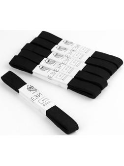 Резинки бельевые, 20 мм, 2 ± 0,5 м, 6 шт, цвет чёрный