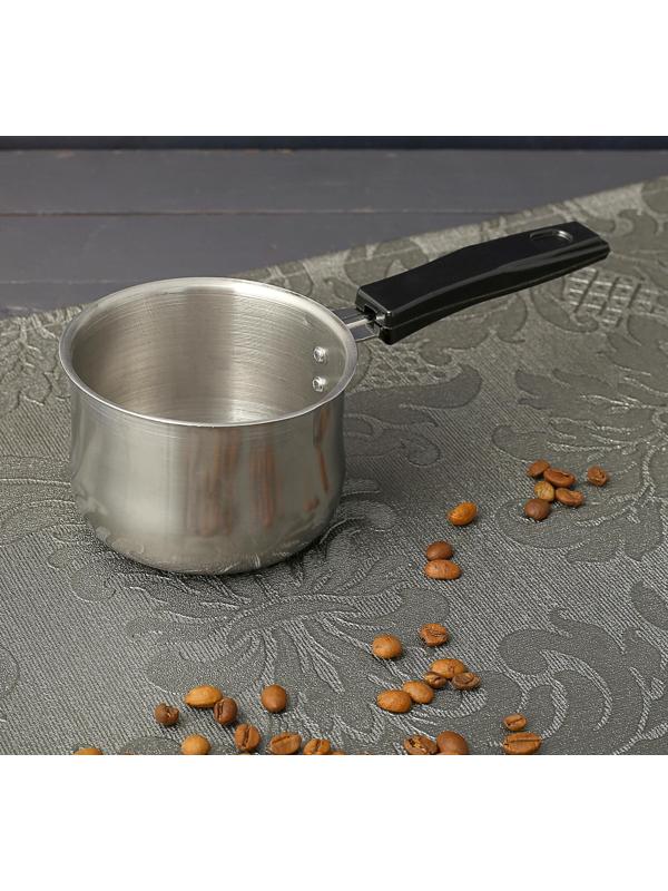 Набор турок для кофе из нержавеющей стали с ручками «Аромат», 4 предмета: 300 мл, 250 мл, 180 мл, 140 мл