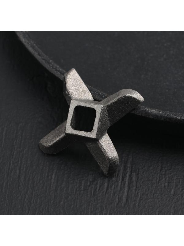 Нож для мясорубки А-8, центральное отверстие 1×1 см