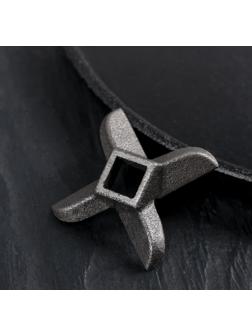 Нож для мясорубки А-10, центральное отверстие 1,1×1,1 см