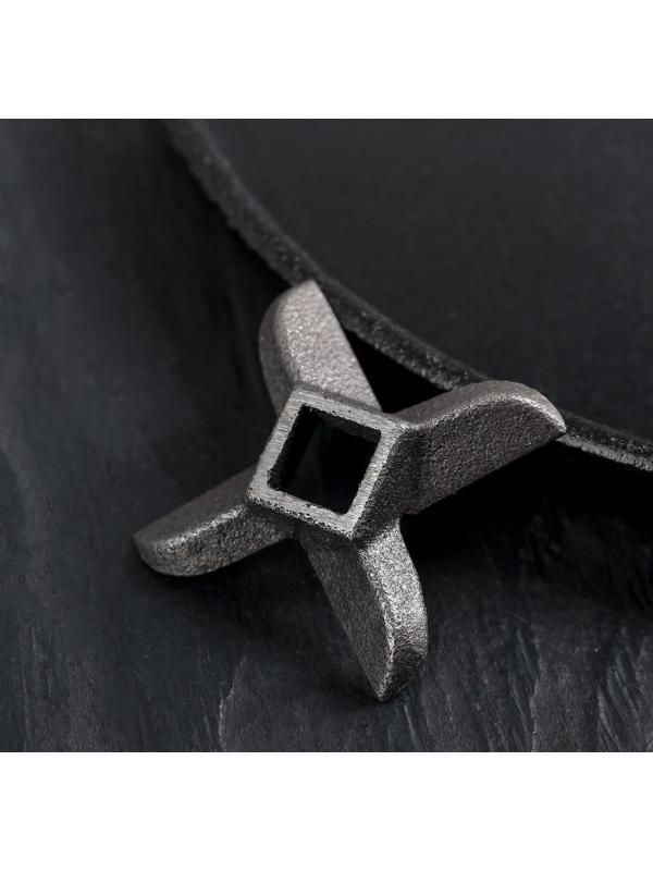 Нож для мясорубки А-10, центральное отверстие 1,1×1,1 см