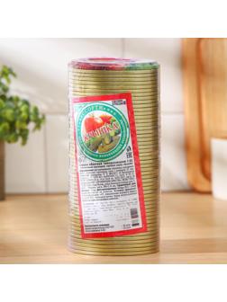 Крышка для консервирования «Ассорти», СКО-82 мм, упаковка 50 шт, цвет золотой