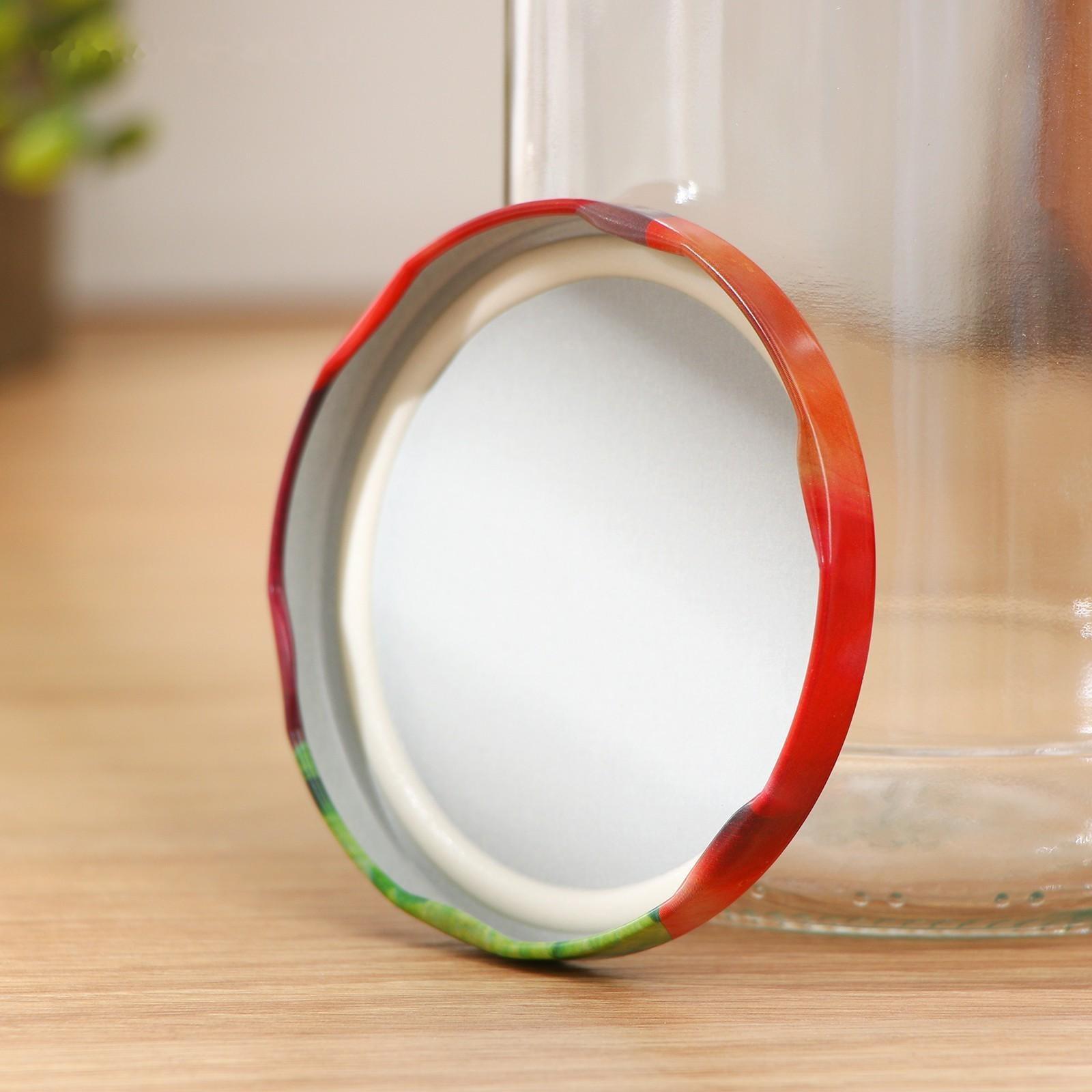 Крышка для консервирования «Элитная», ТО-82 мм, лакированная, упаковка 20 шт, цвет микс