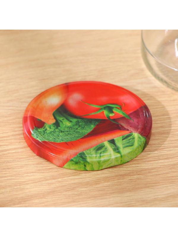 Крышка для консервирования «Элитная», ТО-82 мм, лакированная, упаковка 20 шт, цвет микс