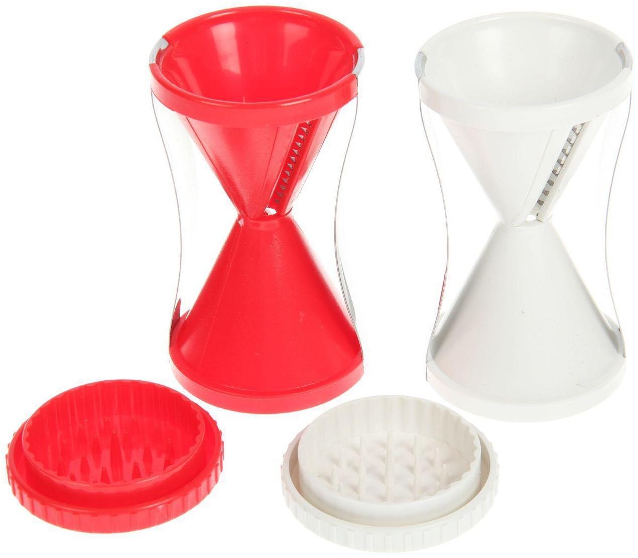 Тёрка для нарезки овощей соломкой Доляна, 7×7×13 см, цвет МИКС