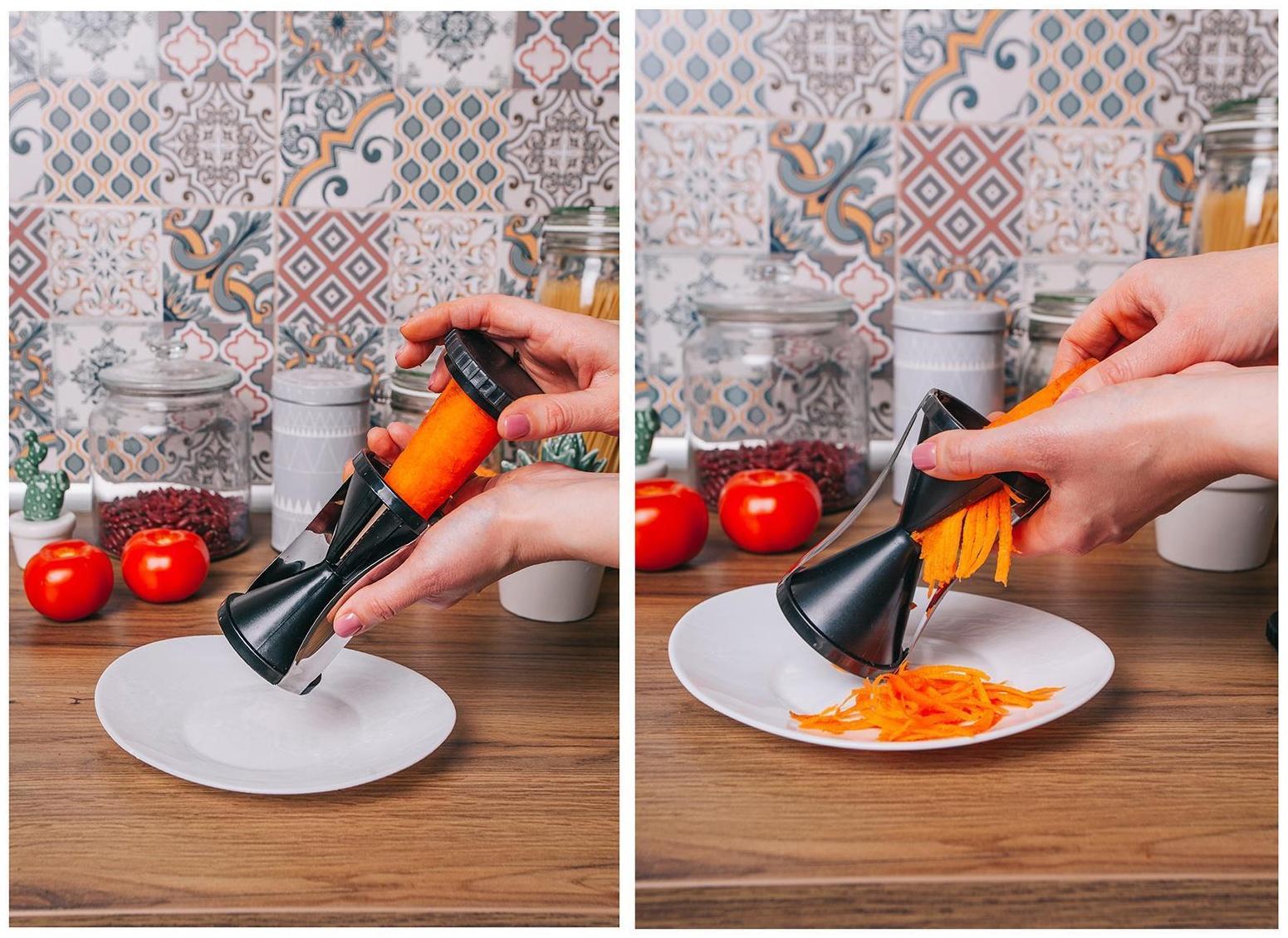 Тёрка для нарезки овощей соломкой Доляна, 7×7×13 см, цвет МИКС