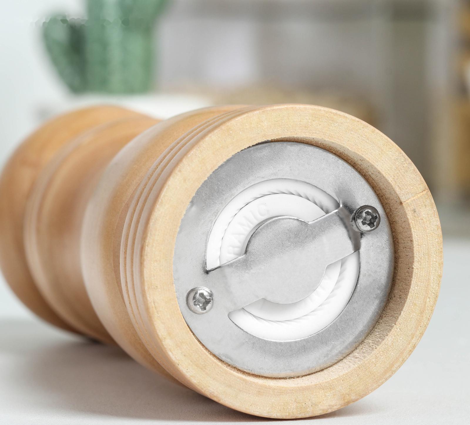 Мельница для специй «Дуновение леса», 15×4,5 см, керамический механизм, цвет светлое дерево